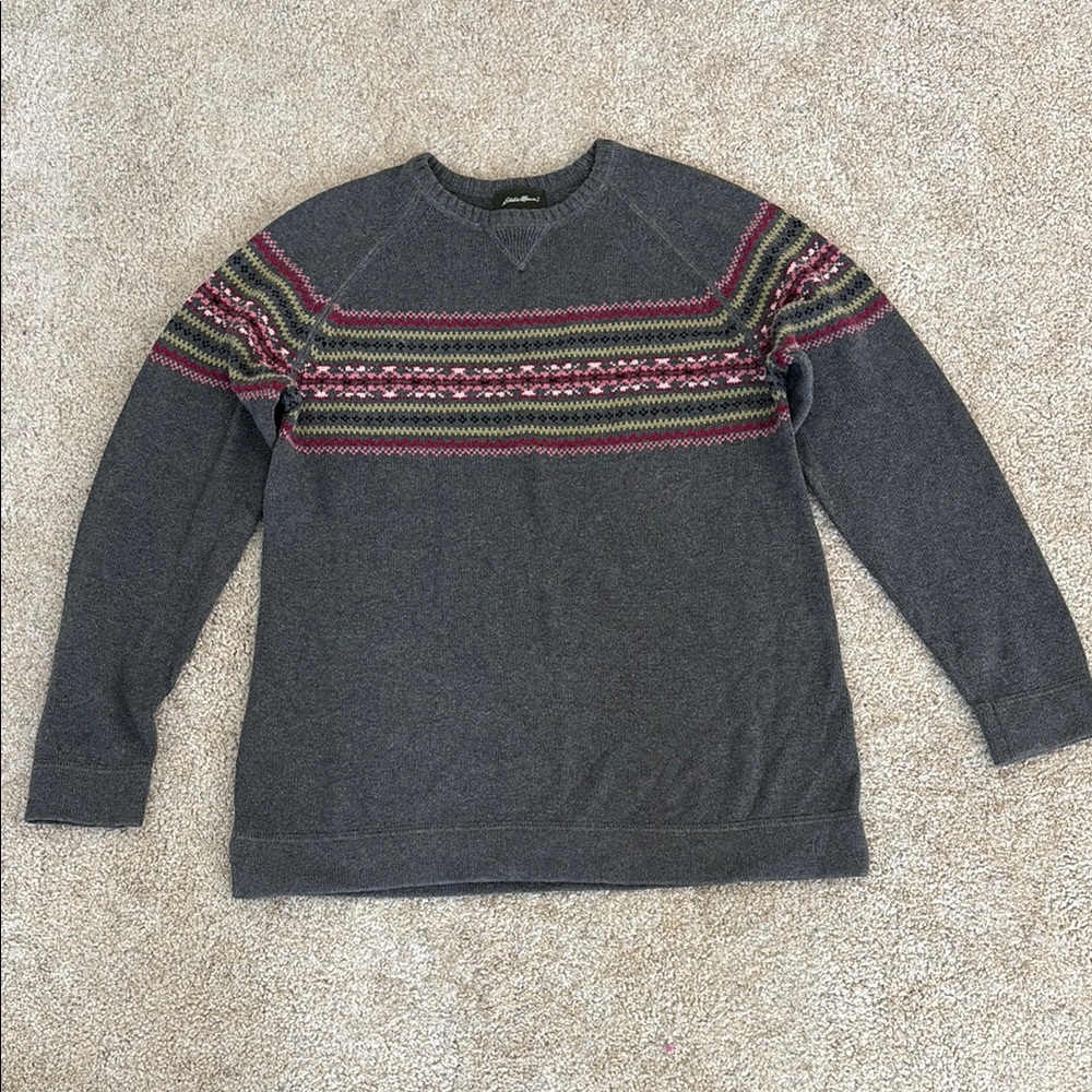 Vintage Eddie Bauer Fair Isle Women's Crewneck Sweater